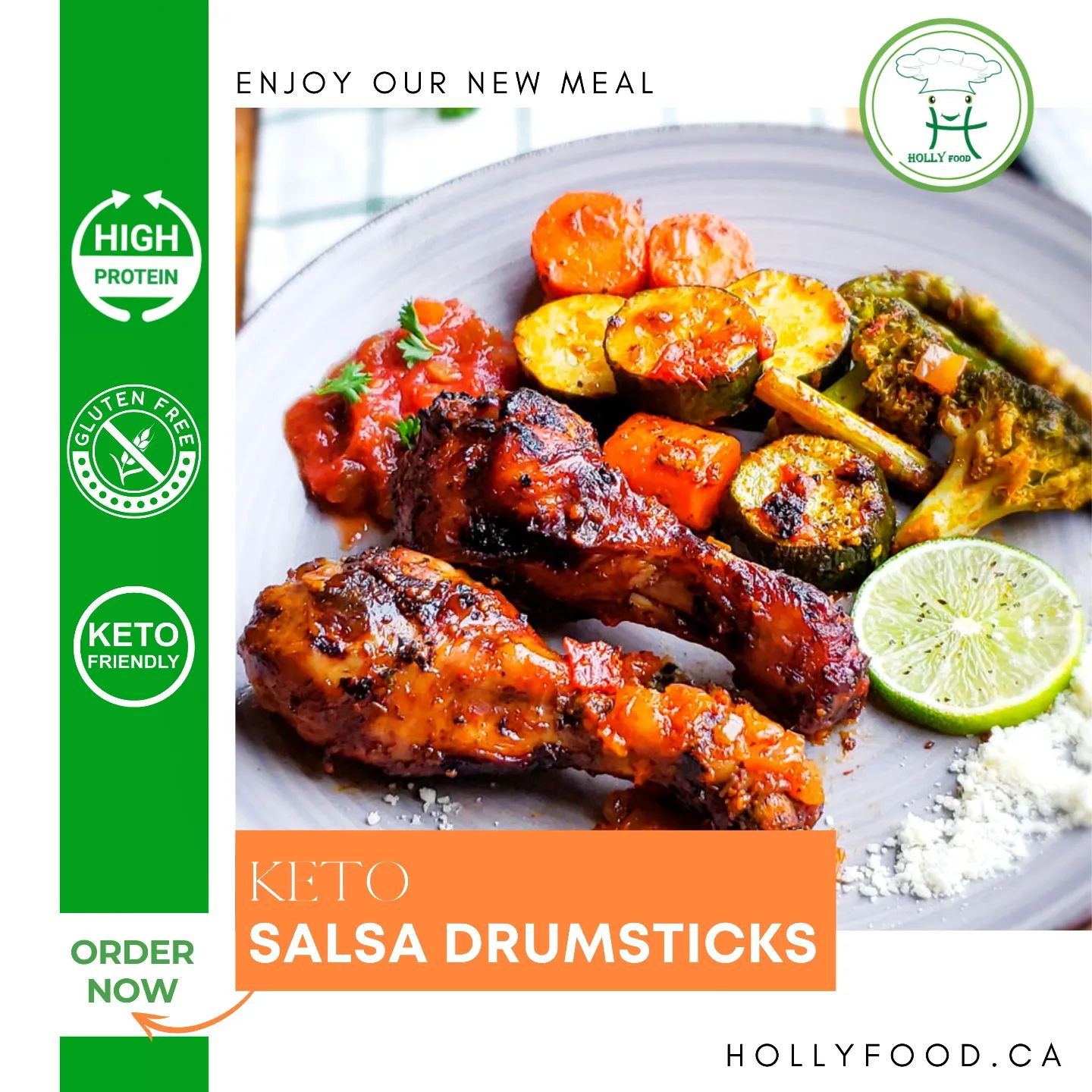 Who wants this meal? 😍
Keto Salsa Drumsticks on our menu this week. 🍗
Order now!

Order Meal Prep Delivery This Week And Have All Your Meals Ready To Reheat!

…………………………………………
Go online and order now at
WWW.HOLLYFOOD.CA
Or 📞 604-364-1416
…………………………………………
We cook Food & Serve Love♥️
Follow #HollyFoodCanada for more!